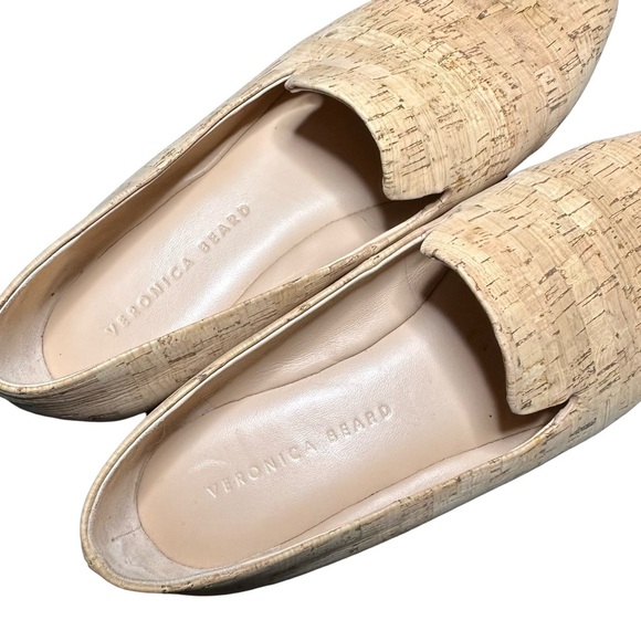 Veronica Beard | Griffin Flat Cork Loafers Sz 8.5 - Picture 3 of 7